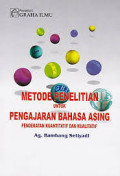 Metode Penelitian untuk pengajaran bahasa asing